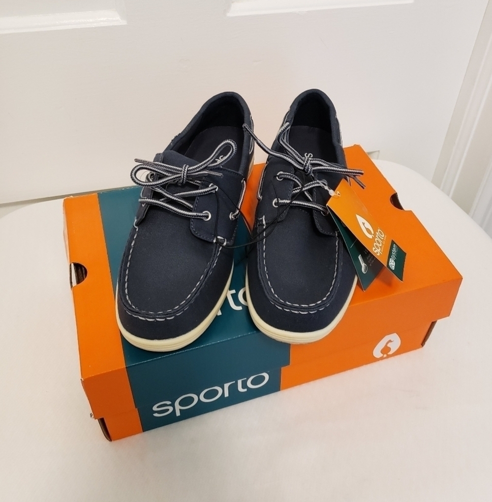 NIB SPORTO "JILL" NAVY Loafers SIZE 6.5, Preppy, Casual